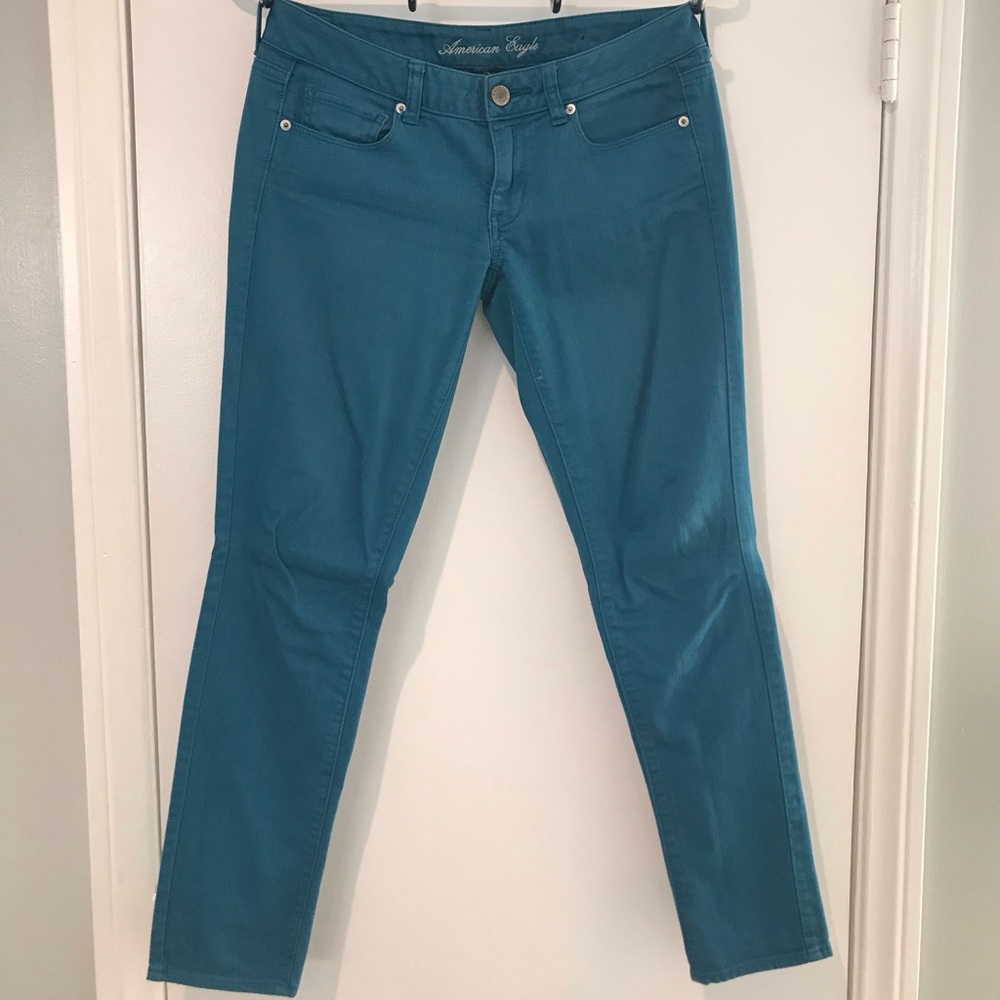 Turquoise pants “jeans”